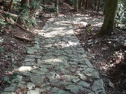 熊野古道最長の石畳