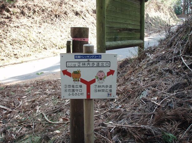 林内歩道出口