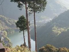 十津川温泉の集落